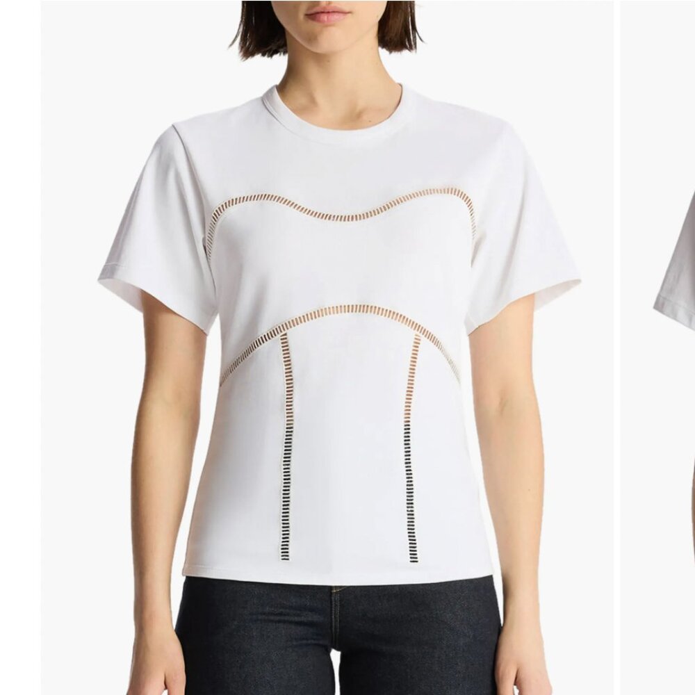 A.L.C Wes Ladder Stitch Shirt